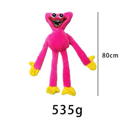 80/100 Cm Huggy Wuggy Plyschleksak Fylld Rosa