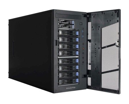 BLUECHIP Server bluechip SERVERline T40322s Silent/Quiet-Server. Tower. Xeon 4410Y 32GB 2x960GB SSD 2x10 Gigabit Ethernet