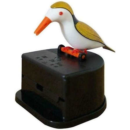 Tandpetarehållare Dispenser, Automatisk Fågel Tandpetare Låda, Fågel Hackspett Tandpetare Dispenser