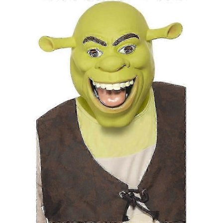 Shrek Latex Maske, Én Størrelse (FMY)