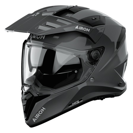 Adventure-Kypärä Airoh Bandit Tummanharmaa XXL