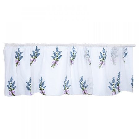 Köksskåpsgardiner Blå Korta Fönsterbehandling Broderi för Skåp