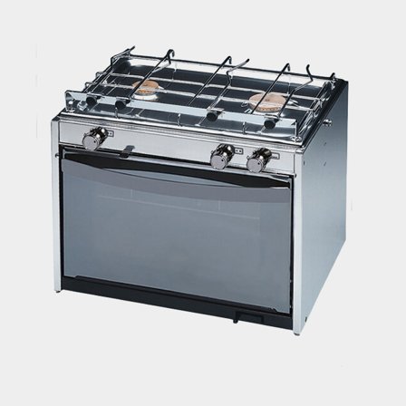 Gasolspis med ugn Techimpex XL2 Premium, utan gnisttändning, 2 plattor / 1 ugn + balansupphängning