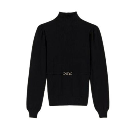 Twinset, Twinset TOP Zwart, Dames, Maat:L