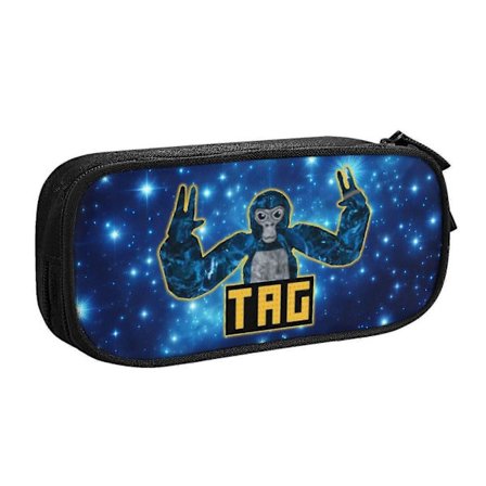 sx2297 Gorilla Tag Penalhus med stor kapacitet, vandtæt og slidstærk penalhus, lynlås organizer boks vb2297