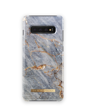 Unisex deksel, Galaxy S10+ Royal Grey Marble, iDeal of Sweden