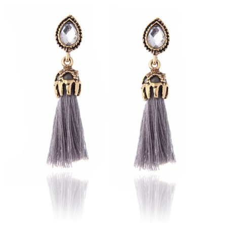 Øreringe vintage kvaster diamant