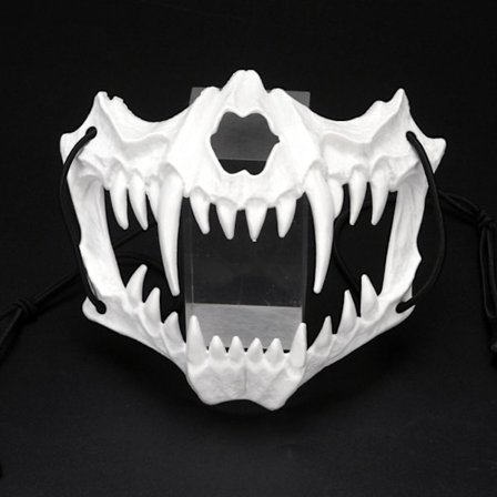 Halloween Bone Skull Mask Vuxna Barn Skräck Mask Djurmask