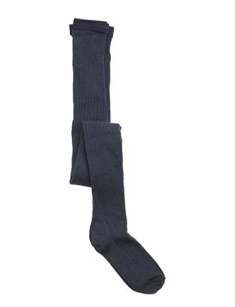 Wool Rib Tights Socks & Tights Tights Grå Mp Denmark
