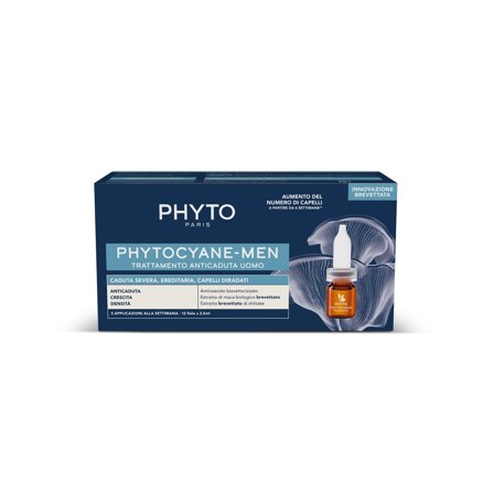 Phyto Trattamenti Specifici Phytocyane-Men Trattamento Anticaduta Uomo 12x3.5ml - Trattamento Anticaduta Capelli