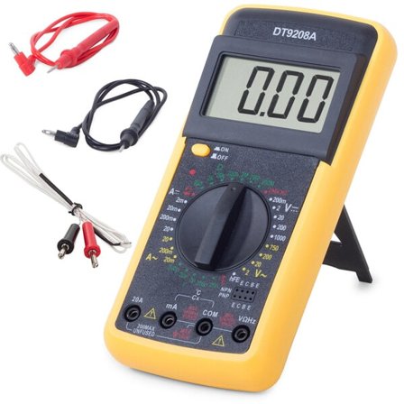 Digitalt strømmultimeter LCD DT9208A