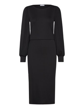 Bubbleroom | Balloon Sleeve Rib Dress | XS