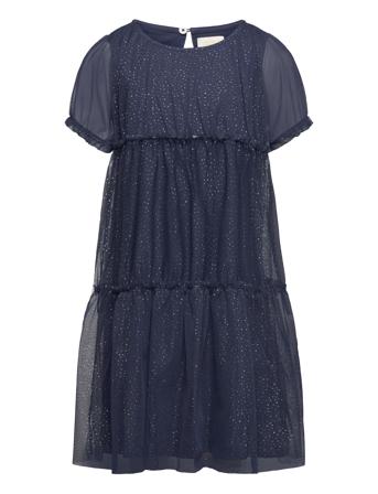 Dress Mesh Dresses & Skirts Dresses Partydresses Marineblå Creamie*Betinget Tilbud