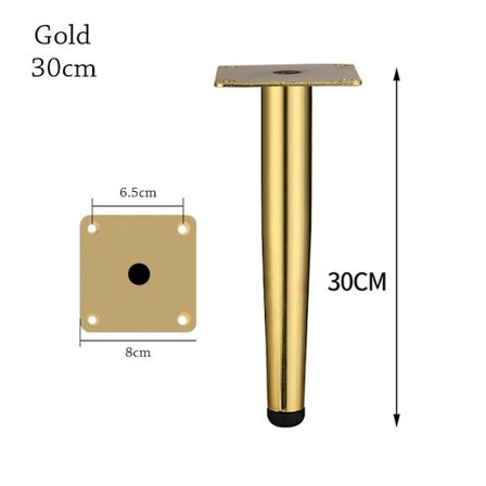 Huonekalut Pyörät Jalkojen jalat GOLD 30cm