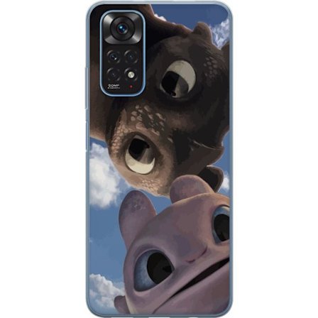 Yhteensopiva Puhelinkuori Xiaomi Redmi Note 11 Söpö Lohikäärme Paras Ystävä Selfie