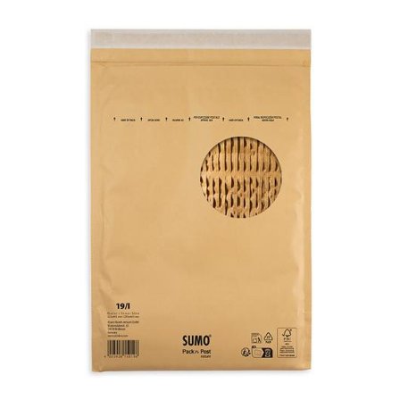 SUMO Påse vadderad 295x445mm brun 100/fp - Lyreco - Emballage och lagerutrustning - Kuvert och postemballage - Bubbelpåsar