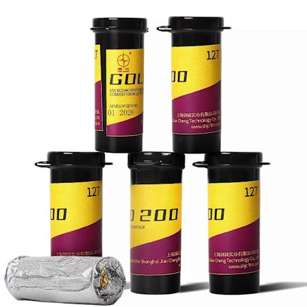 1/2/5 Ruller 127 Farge ISO 200 Film Gull 200 Rull Negativ Film 01-2026 Fersk