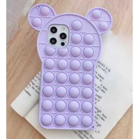 iPhone 12 / iPhone 12 Pro-skal - Pop it Fidget Multicolour Teddy Bear Purple