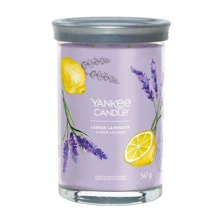 Yankee Candle Signature Tumbler Candles Lemon Lavender 567g - Candela Profumata