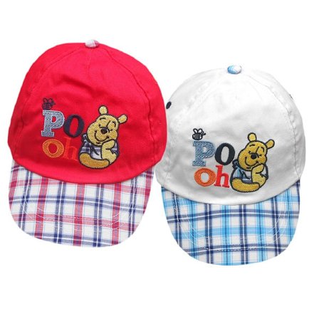 Keps Vit eller Röd - Nalle Puh