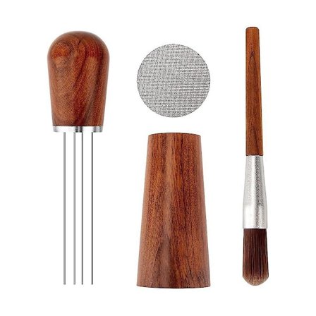 Espressokaffe-rører, profesjonelt kaffeverktøy for espressodispensering, med 51 mm filter, håndtak