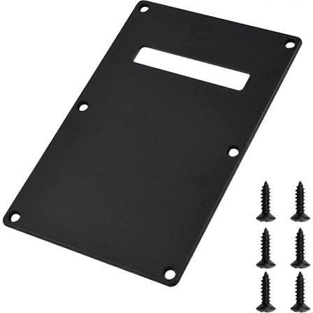 Tremolo-ontelon suojalevy takalevy Stratocaster Strat -kitaralle, moderni tyyli, sähkökitara, 6 ruuvilla