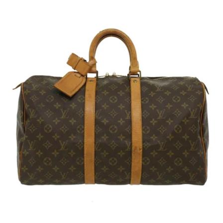 Louis Vuitton Vintage, Pre-owned Keepall Bruin, unisex, Maat:ONE Size
