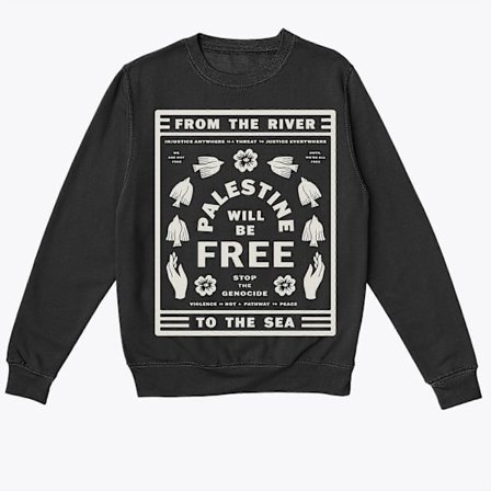 Innsamling for Fritt Palestina (Forside) Little Wins Studio sweatshirt ROCKINSTONE