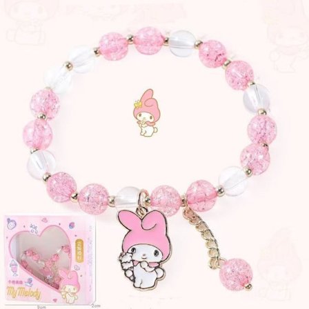 Trendy, håndlaget armbånd med perler for barn