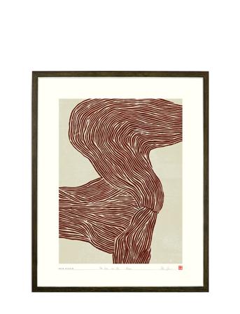 The Line No. 22 Home Decoration Posters & Frames Posters Graphical Patterns Brun Hein Studio