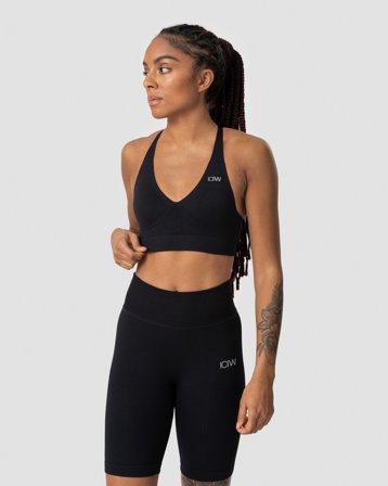 ICANIWILL - Define Adjustable Sports Bra Black - Sports-BH - Damer - Træningstøj fra ICIW