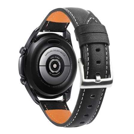 22mm Universal klockarmband i koskinn - Svart