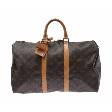 Louis Vuitton Vintage, Weekend Bags Bruin, unisex, Maat:ONE Size