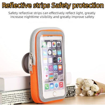 Outdoor Fitness löparväska Touch Screen Arm handledsväska