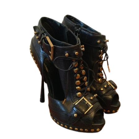 Alexander McQueen Pre-owned Laarzen , Zwart , Dames , Maat: 37 EU Vintage Schoenen