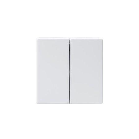 ABB 1785-84 Dobbelvippe for krone og dobbeltrapp Hvit, Strømbrytere & vegguttak