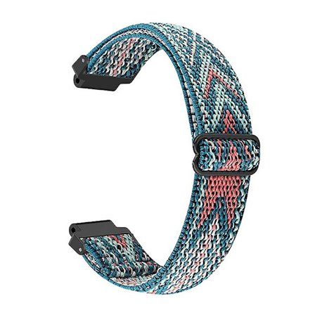 Justerbar elastisk nylon smartklokke erstatningsreim med skrutrekkere for Garmin Forerunner 735xt/220/230/235/620/630