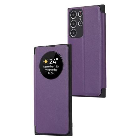 Smidigt Smartfodral - Samsung Galaxy S23 Ultra Lila