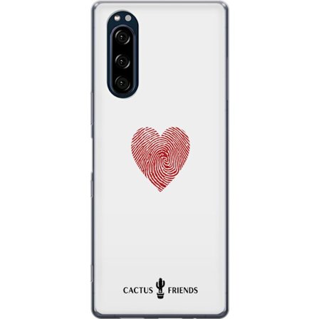 Yhteensopiva Puhelinkuori Sony Sony Xperia 5 Cactus and Friends - Fingerprint Love