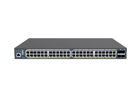 ENGENIUS Switch full managed Layer 2+ 52 Port • 48x 1 GbE • PoE Budget 740W • 48x PoE at • 4x SFP • 19 • EWS7952FP-FIT • FitCon/FitXpress