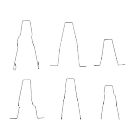 6 stk. Bil Forlygte Holder Clips METAL Forlygte Pære Holder Clips Pære Holder Clips Bil Forlygte Fjeder Clips