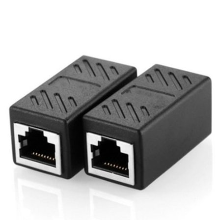 RJ45 naaras-naaras CAT6-verkko Ethernet LAN-liitinsovitinliitin