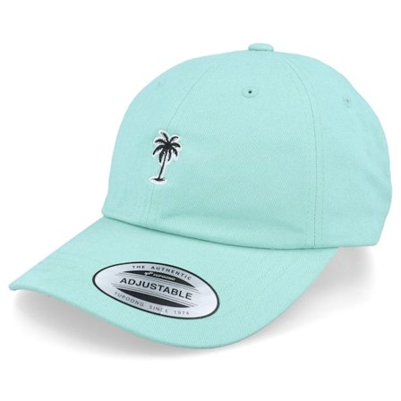 Iconic - Ble unconstructed Czapka Z Daszkiem - Summer Palm Logo Diamond Blue Dad Cap @ Hatstore
