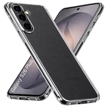 Samsung Galaxy S26 PLUS - Silikoni Geeli TPU Läpinäkyvä Suoja Pehmeä Ultra Ohut Phonillico