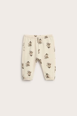 Kappahl | Kosebukse med dyremotiver | Lys beige