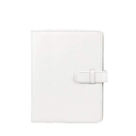 Fotoalbum med 128 fickor, kompatibelt med Fujifilm Instax Mini 12 11 direktkamera, albumblad, kortsamlare, vintage fotoalbum, vita vågor