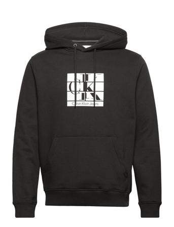 Scattered Urban Graphic Hoodie Hoodie Svart Calvin Klein Jeans