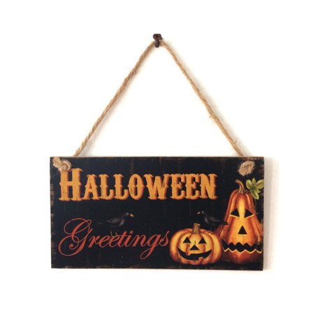 Hängande hängande dörrskylt Halloween-dekor Hushållsdekorationer Typ 1