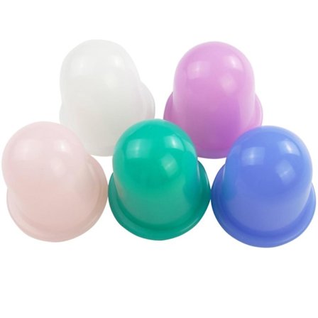 5 stk./sæt fugtabsorberende anti-cellulite vakuum cupping kop apparat