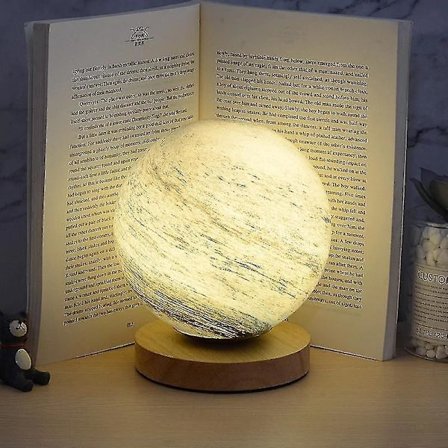 LED Star Moon Remote Control Table Lamp(Blue)